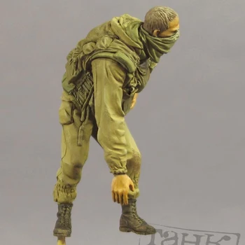 1/35 Mastelis Dervos Pav Modelio Rinkinio Šiuolaikinės Karinis rusijos Snaiperis Miniatiūriniai Statula Nesurinkti ir Unpainted Diorama Žaislas