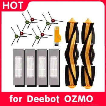 15vnt už Deebot OZMO 920 950 T5, T8, T9 Serijos Robotas Dulkių siurblys Pagrindinėje Pusėje Šepetys HEPA Filtras Priedais Rinkinys