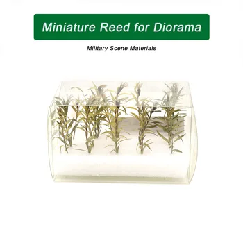 Diorama 1/35 Žolės Grupių Nendrių Modelio Priėmimo Karinės Scenos Kraštovaizdį 