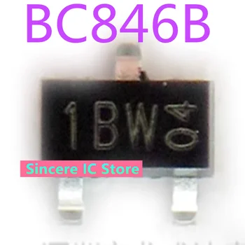 Originalus originali BC846B ekrano atspausdintas 1BW SOT23 NPN SMT tranzistorius