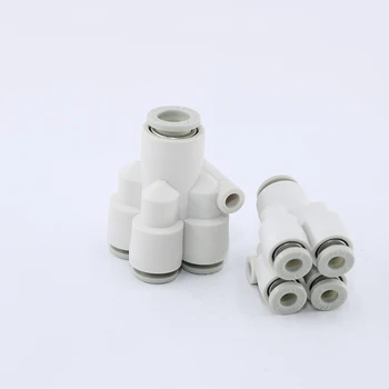 SMC tipas balta KQ2UD06-08 kintamasis diametras skersmuo penkių-taip, pneumatinės vamzdžio bendras pneumatinių komponentų
