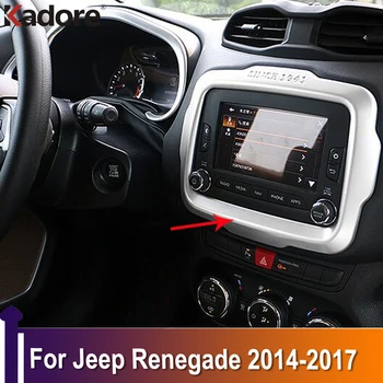 Už Jeep Renegade 2014 m. 2015 m. 2016 m. 2017 Konsolė Kontrolės GPS Navigacijos Padengti Apdaila Apdaila, Automobilių Reikmenys Lipdukas